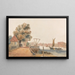 Millbank Painting - David Cox — framed artwork on a wall