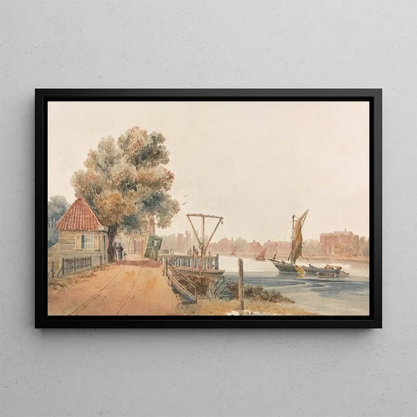 Millbank Painting - David Cox — framed artwork on a wall