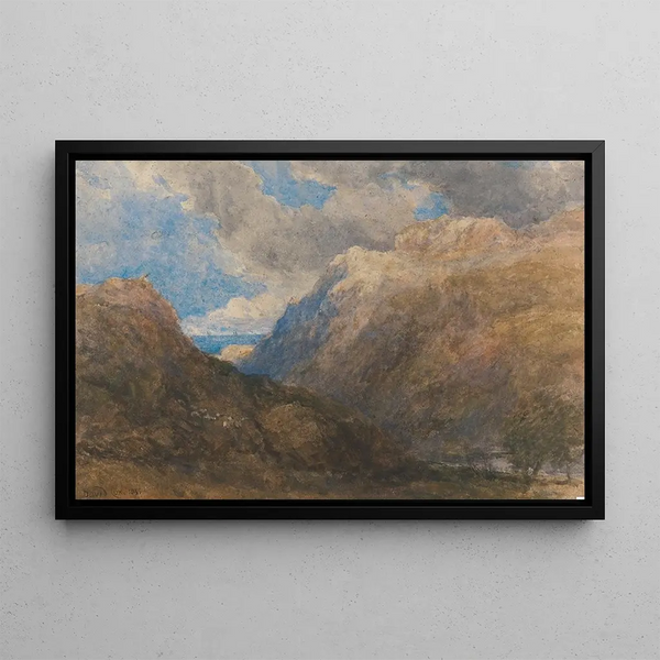 Penmaenmawr - David Cox — framed artwork on a wall