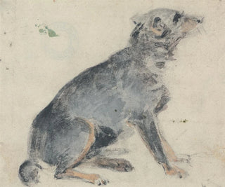 Study of a Dog - David Cox — artwork view