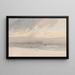 Sunset from the Shoreline - David Cox — framed artwork on a wall