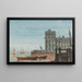 La vieille douane de Greenwich - David Cox — framed artwork on a wall