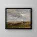 Voyageurs dans un paysage - David Cox — framed artwork on a wall
