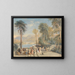 Windermere pendant la régate - David Cox — framed artwork on a wall