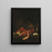 Still life - David Davidsz de Heem — framed artwork on a wall