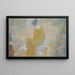 Girl with doves - David Dellepiane — framed artwork on a wall
