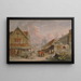 Norwich Old Fish Market - David Hodgson — framed artwork on a wall