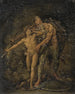 an old man distancing a young person from a threatening environment - David Humbert de Superville — artwork view