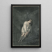 Joseph in prison with the appearance of an angel - David Humbert de Superville — framed artwork on a wall
