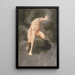 Angel Trumpet Player - David Humbert de Superville — framed artwork on a wall