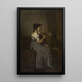 Reproduction of the painting Study of a seated girl - David Jacobsen