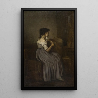 David Jacobsen - Study of a Seated Girl.webp