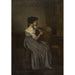 Reproduction of the painting Study of a seated girl - David Jacobsen