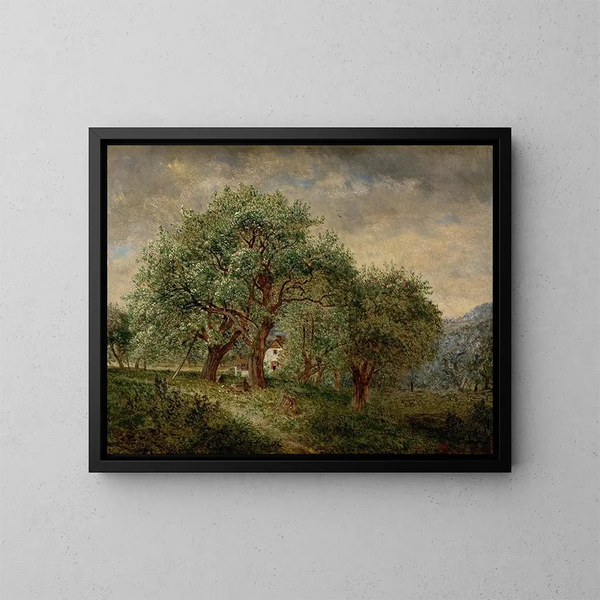 The Time of Spring - David Johnson — framed artwork on a wall