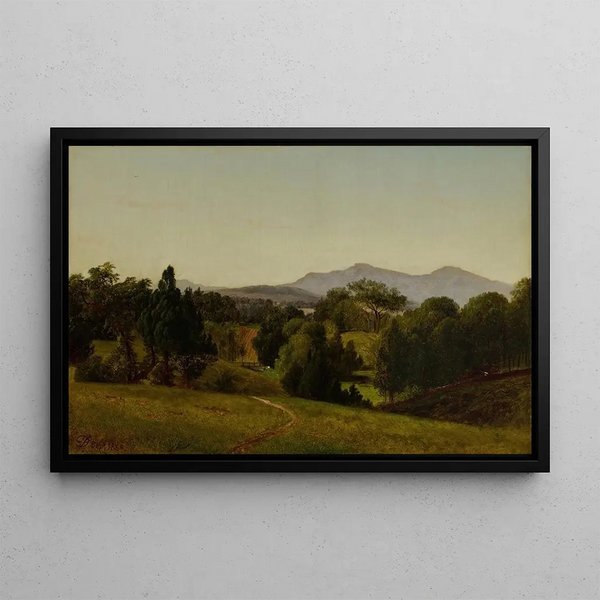 Study of Tivoli - David Johnson — framed artwork on a wall