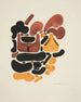 Abstraction based on floral shapes II - David Kakabadze — artwork view