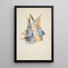 Reproduction of the painting Abstraction based on sails VI - David Kakabadze