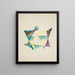 Abstraction based on Sails II - David Kakabadze — framed artwork on a wall