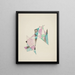 Abstraction based on Sails IX - David Kakabadze — framed artwork on a wall