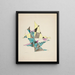 Abstract Painting based on the sails I - David Kakabadze — framed artwork on a wall