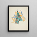 Abstraction based on Sails VII - David Kakabadze — framed artwork on a wall