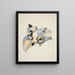 Abstract painting based on Sails V - David Kakabadze — framed artwork on a wall