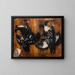 Coq noir - David Klöcker Ehrenstrahl — framed artwork on a wall