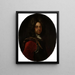 Portrait of Johann Hieronymus von Holzhausen - David Leclerc — framed artwork on a wall