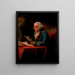 Benjamin Franklin - David Martin — framed artwork on a wall