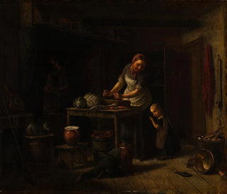 Interior kitchen painting - David Monies — artwork view