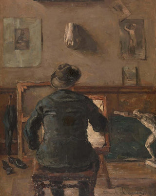 L'artiste dans son atelier - David Oyens — artwork view