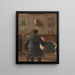 L'artiste dans son atelier - David Oyens — framed artwork on a wall