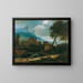 Ideal Landscape - David Richter the Elder — framed artwork on a wall