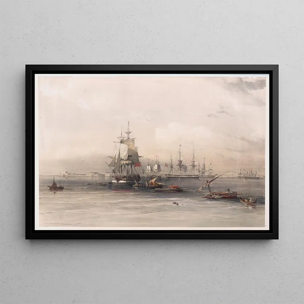 Alexandria - David Roberts — framed artwork on a wall
