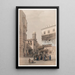 Bazar des chaudronniers Le Caire - David Roberts — framed artwork on a wall