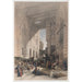 Reproduction of the painting Bazar des marchands de soie Le Caire - David Roberts