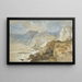 Cap Blanc, Lebanon - David Roberts — framed artwork on a wall