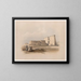 Dakke in Nubia, 14 November 1836 - David Roberts — framed artwork on a wall