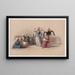 Dancers in Cairo - David Roberts — framed artwork on a wall