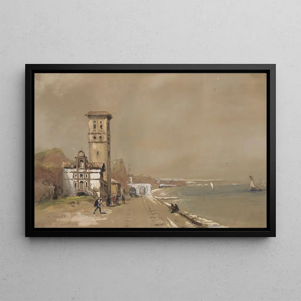 Dawlish - David Roberts — framed artwork on a wall