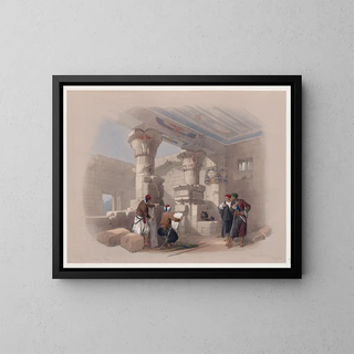 Dayr el-Medina, Thèbes - David Roberts — framed artwork on a wall