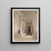 Temple fouillé de Gyrshe Gerf Hussein en Nubie - David Roberts — framed artwork on a wall