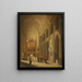 Aller à la messe - David Roberts — framed artwork on a wall
