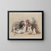 Dans le marché aux esclaves au Caire - David Roberts — framed artwork on a wall