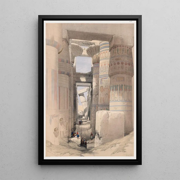Reproduction of the painting Karnak Painting November 27, 1838 - David Roberts