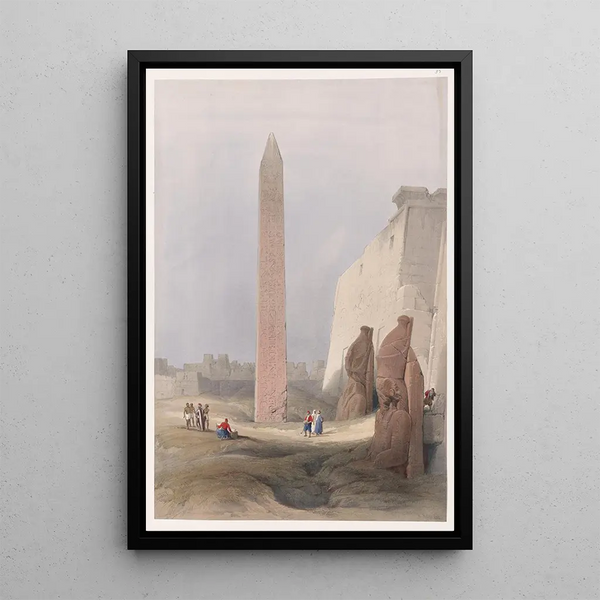 Reproduction of the painting Louqsor Painting December 1, 1838 - David Roberts
