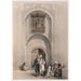 Modern residence painting showing the Arabesque architecture of Cairo - David Roberts — artwork view