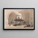 Sultan Hassan Mosque Painting in Cairo - David Roberts — framed artwork on a wall