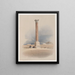 Column of Pompey in Alexandria - David Roberts — framed artwork on a wall