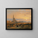 Procession devant les tombeaux des califes du Grand-Caire - David Roberts — framed artwork on a wall